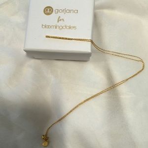 Gorjana for Bloomingdales necklace with the box